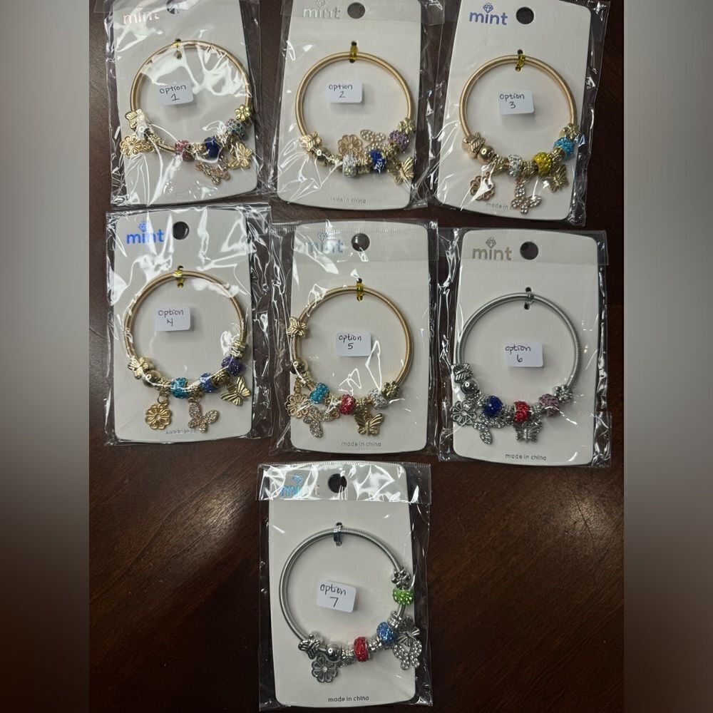 NWT Mint Stretchy‎ Butterfly Bracelets- 7 Options $10 Closet Minimum Purchase